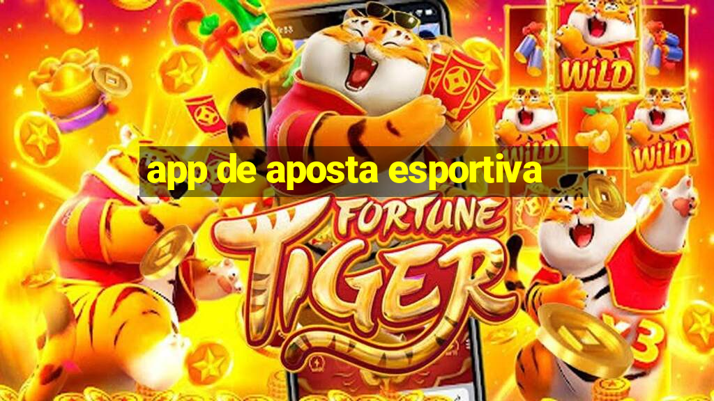 app de aposta esportiva