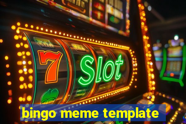 bingo meme template