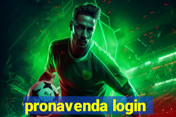 pronavenda login