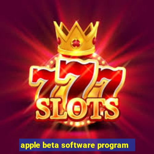 apple beta software program