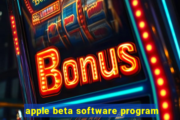 apple beta software program