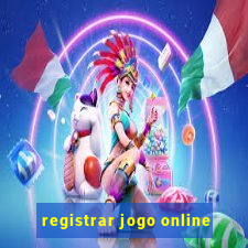 registrar jogo online