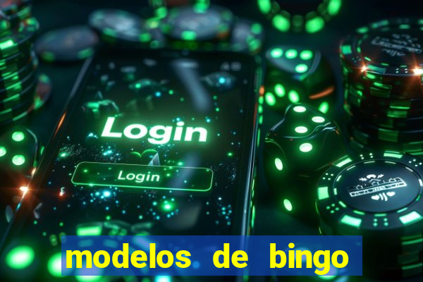 modelos de bingo para imprimir