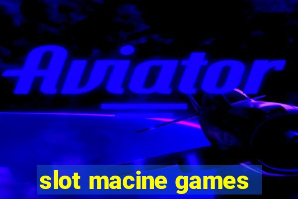 slot macine games