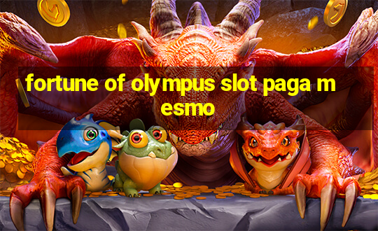 fortune of olympus slot paga mesmo