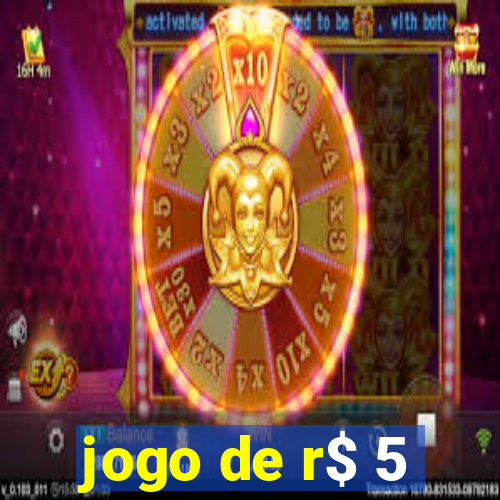 jogo de r$ 5