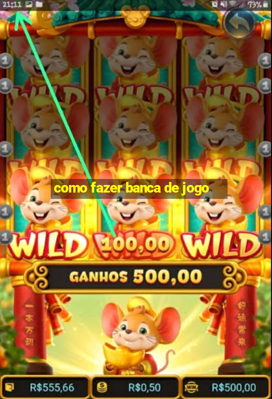 como fazer banca de jogo