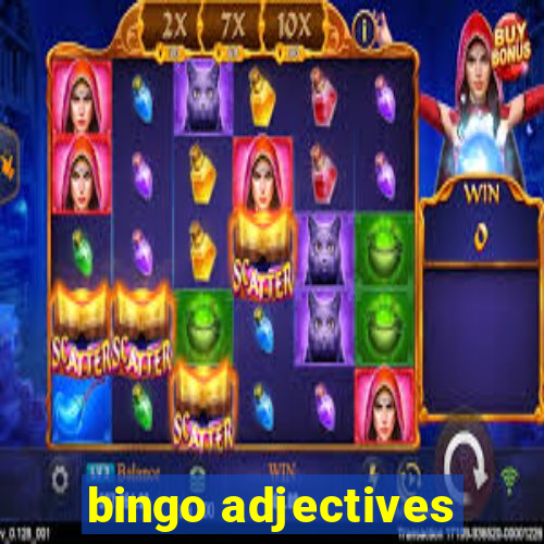 bingo adjectives