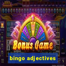 bingo adjectives