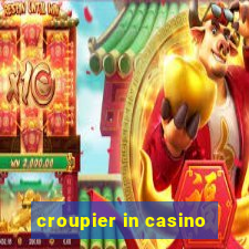 croupier in casino