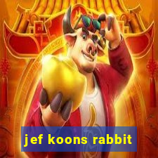 jef koons rabbit