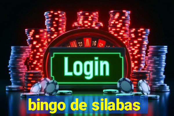 bingo de silabas