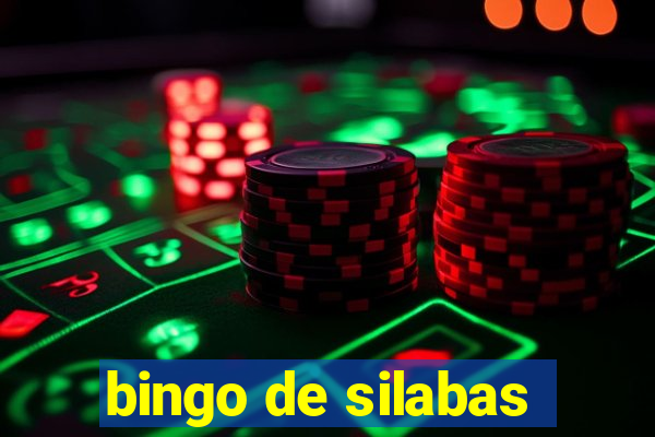 bingo de silabas