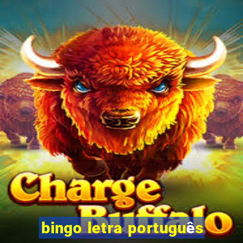 bingo letra português