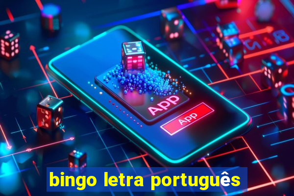 bingo letra português