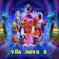 vila nova x tombense ao vivo