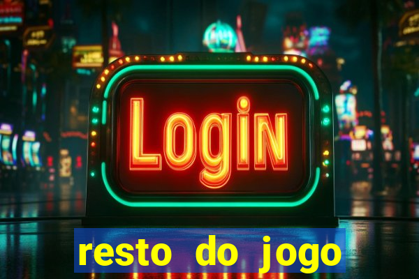 resto do jogo placar atual