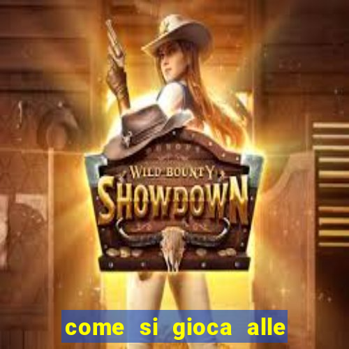 come si gioca alle slot machine online