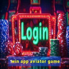 1win app aviator game