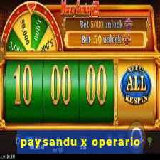 paysandu x operario