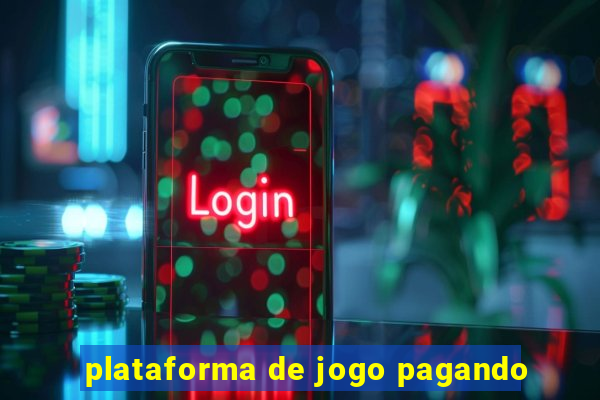 plataforma de jogo pagando