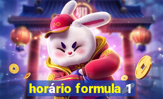 horário formula 1