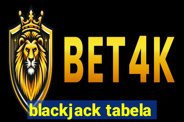 blackjack tabela