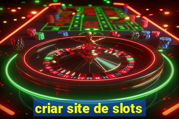 criar site de slots