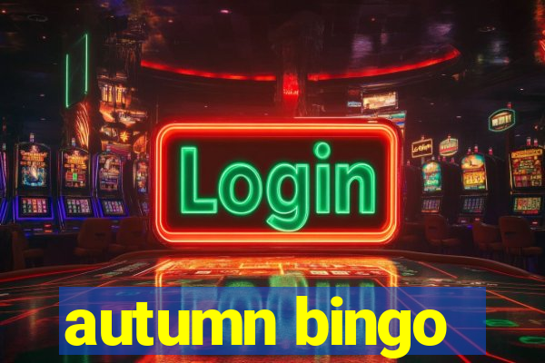 autumn bingo