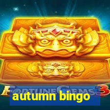 autumn bingo