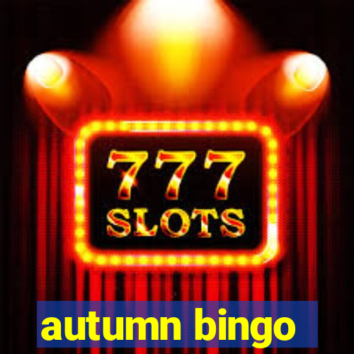 autumn bingo