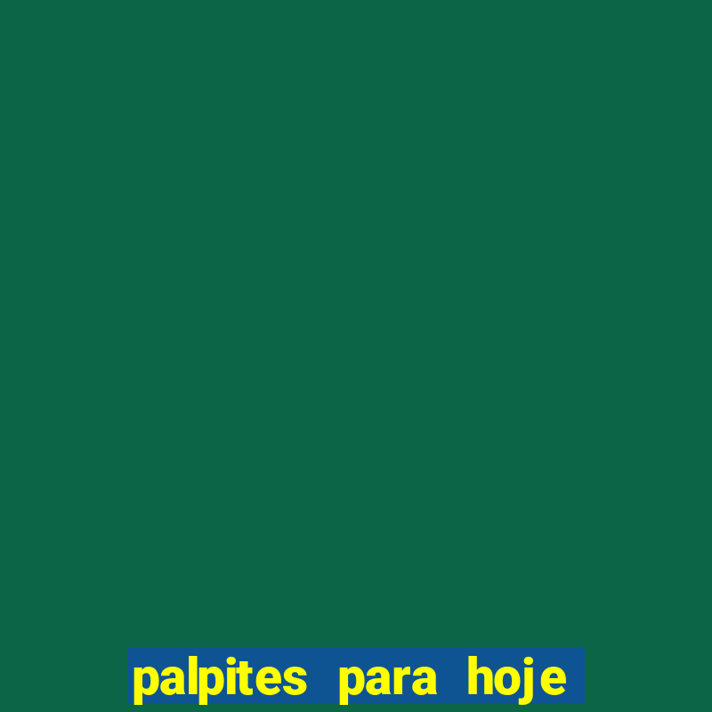 palpites para hoje no futebol