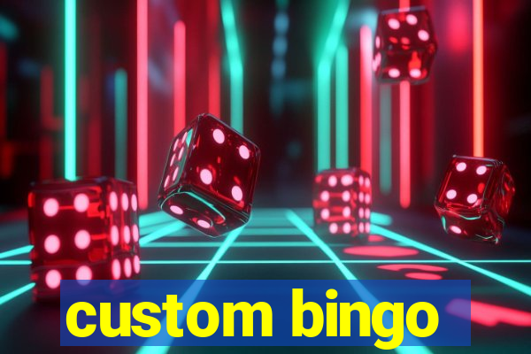 custom bingo