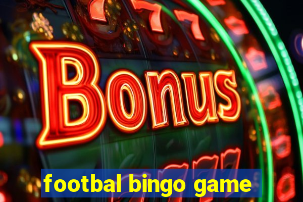 footbal bingo game