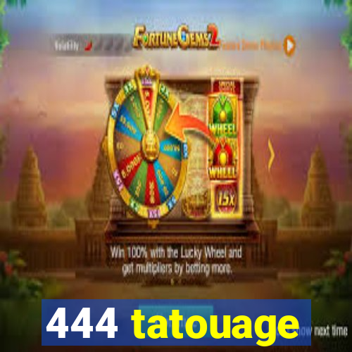 444 tatouage