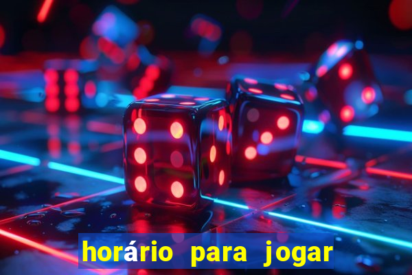 horário para jogar tiger fortune