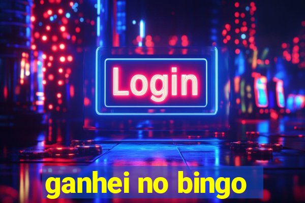 ganhei no bingo