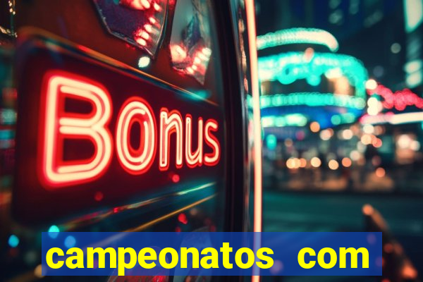 campeonatos com mais escanteios