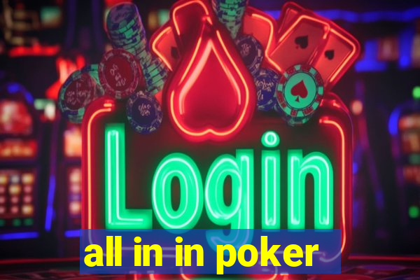 all in in poker