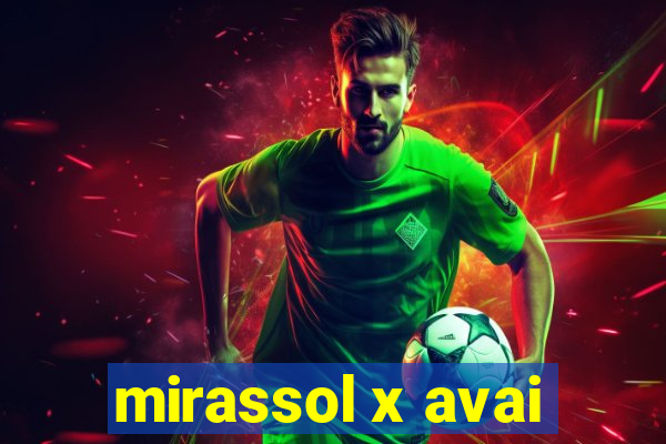 mirassol x avai