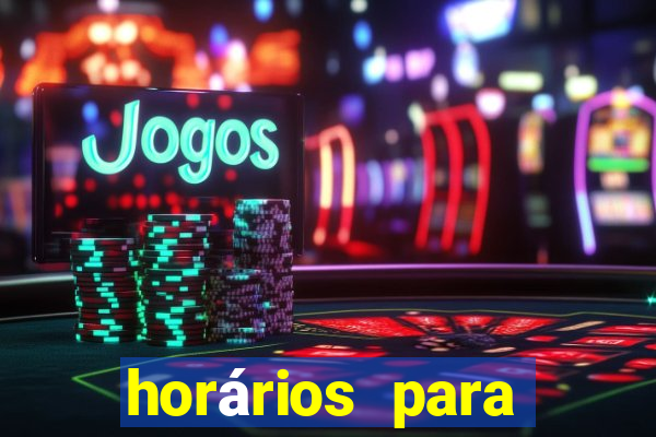 horários para ganhar no fortune tiger