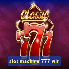 slot machine 777 win