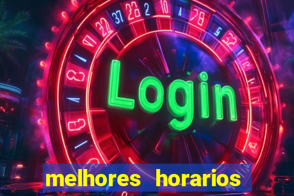 melhores horarios pagantes fortune tiger