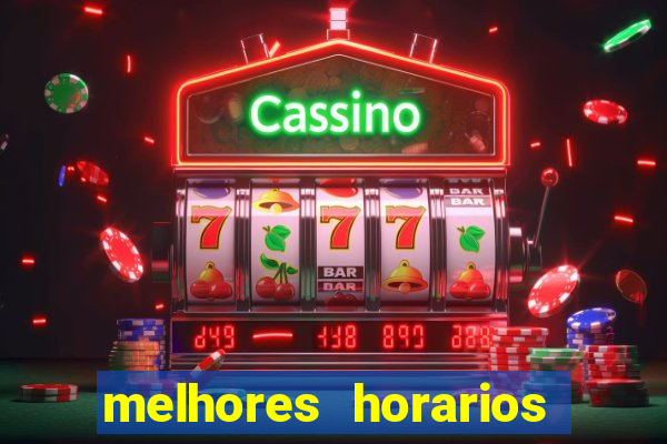 melhores horarios pagantes fortune tiger