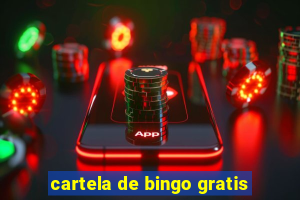 cartela de bingo gratis