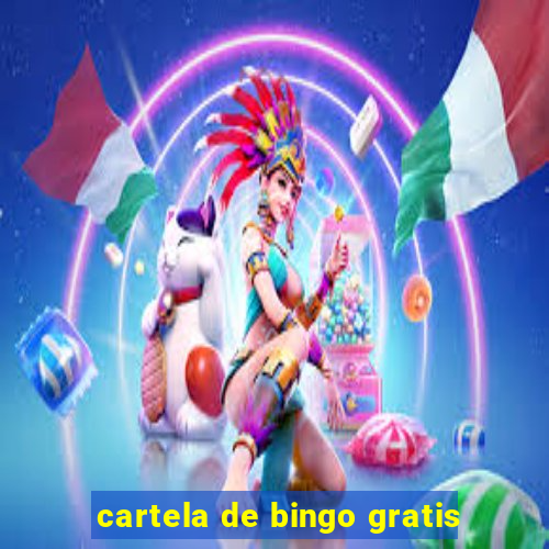 cartela de bingo gratis