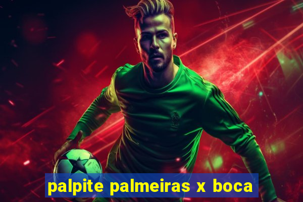 palpite palmeiras x boca