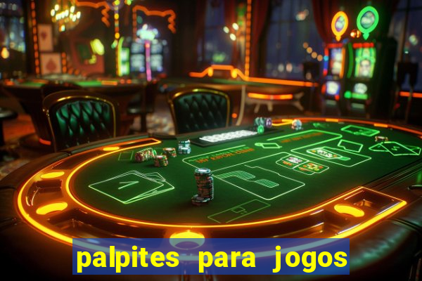 palpites para jogos de futebol hoje