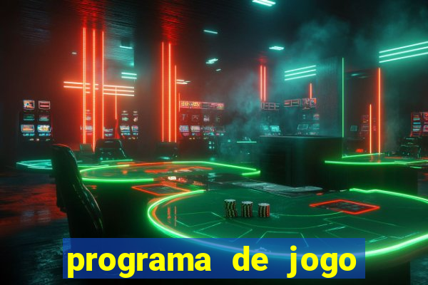 programa de jogo de futebol