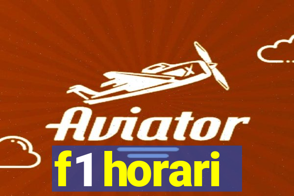 f1 horari